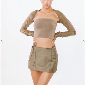 NWT With Jean Jasper Mini Skirt